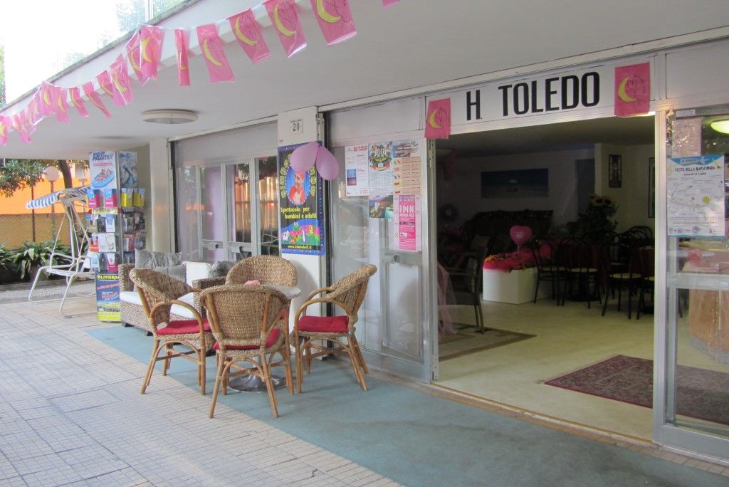 Hotel Toledo Rimini Exteriör bild
